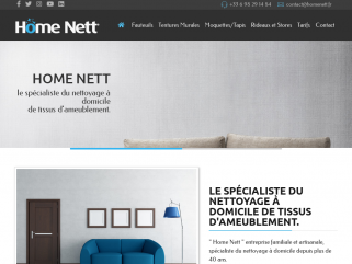 Home Nett, le spécialiste du nettoyage à domicile de tissus d'ameublement.