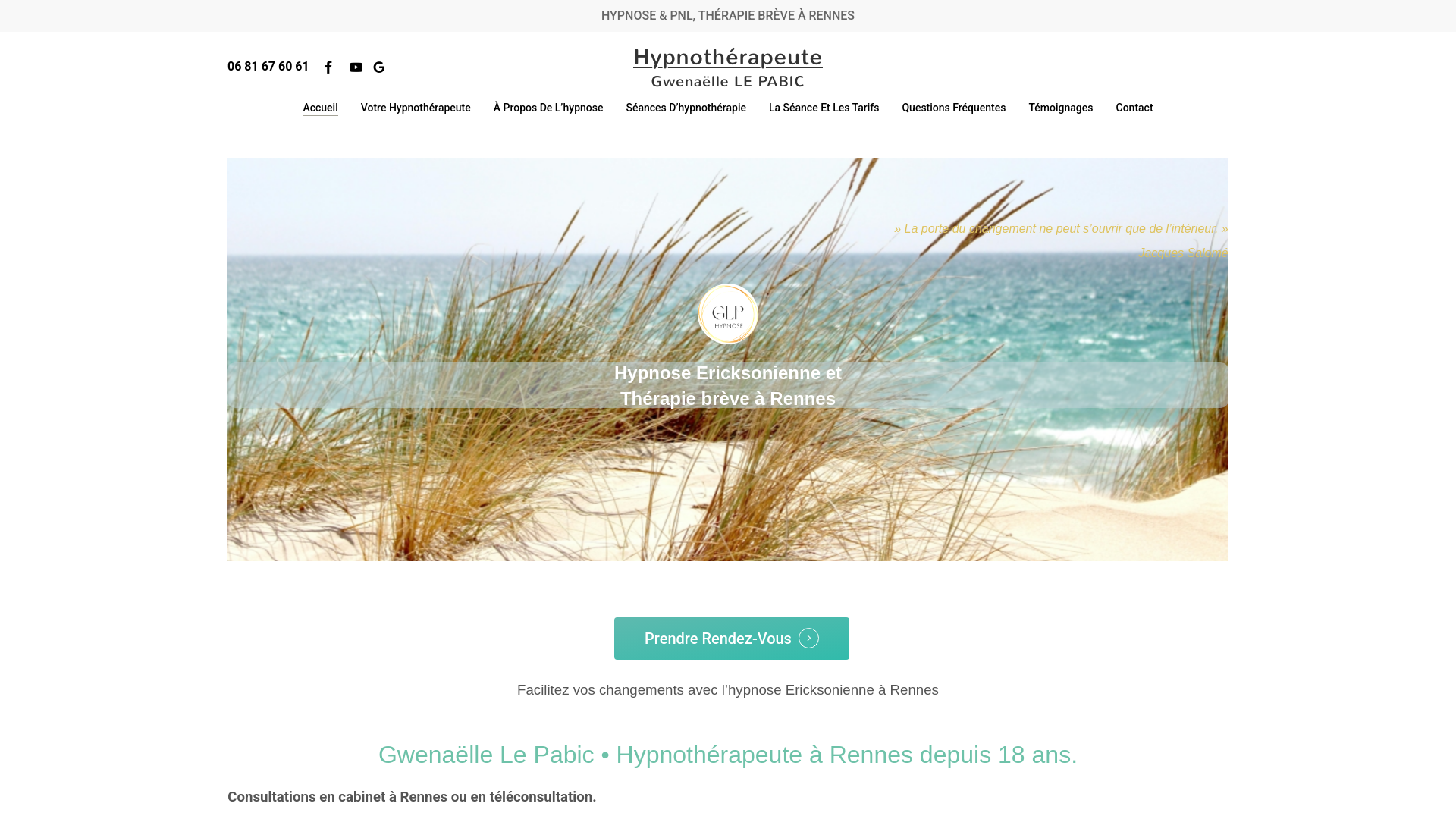 Aperçu de Hypnothérapeute à Rennes — Gwenaëlle Le Pabic | GLP Hypnose