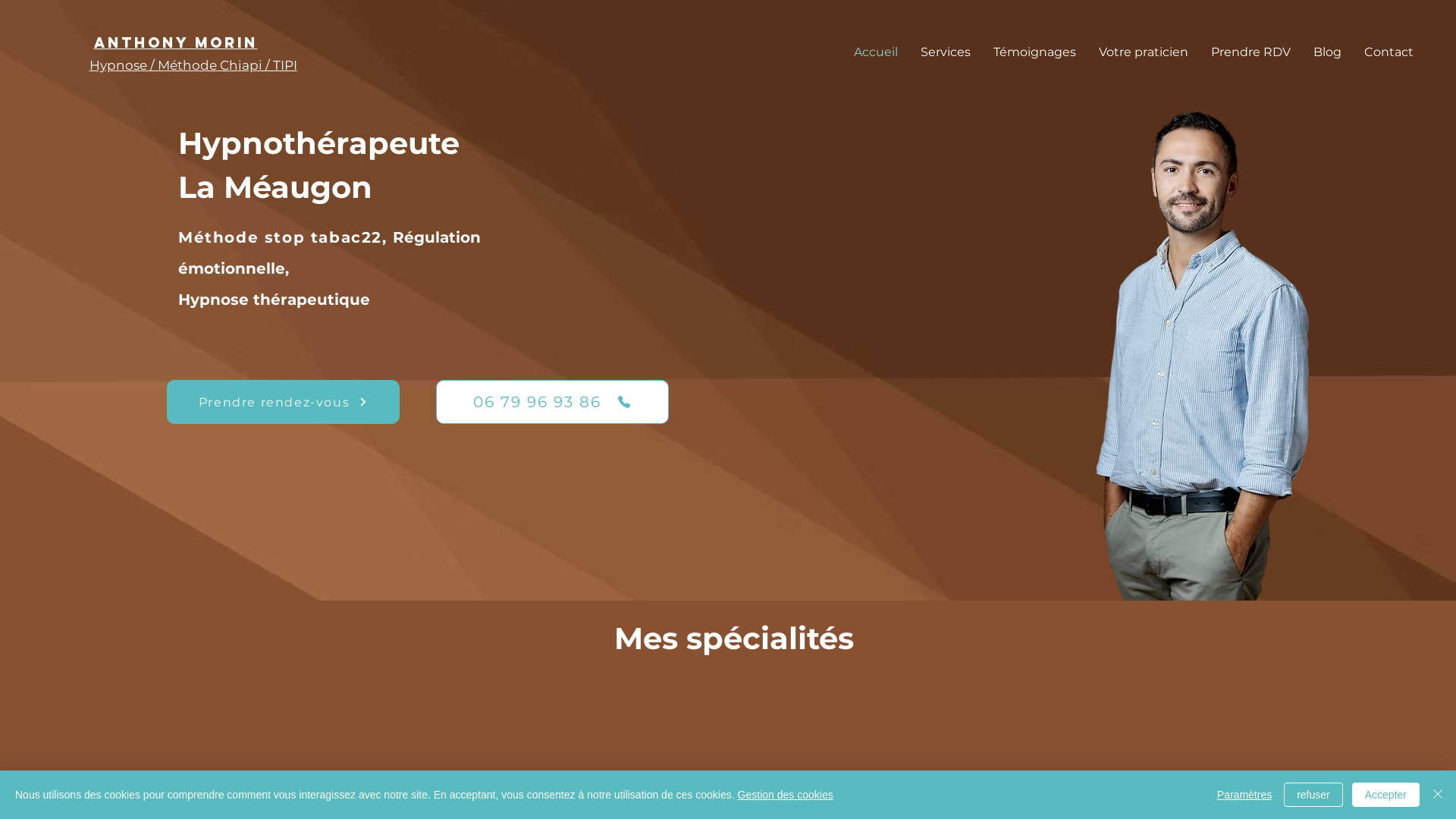 Capture d'écran de Hypnose Anthony Morin La Méaugon