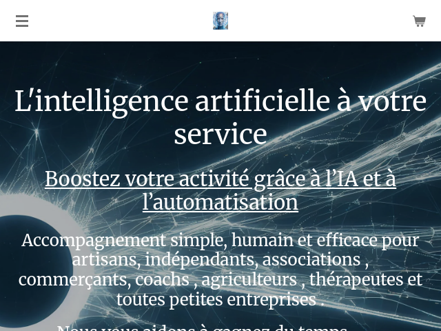 Capture d'écran de Accompagnement et coaching IA pour les professionnels