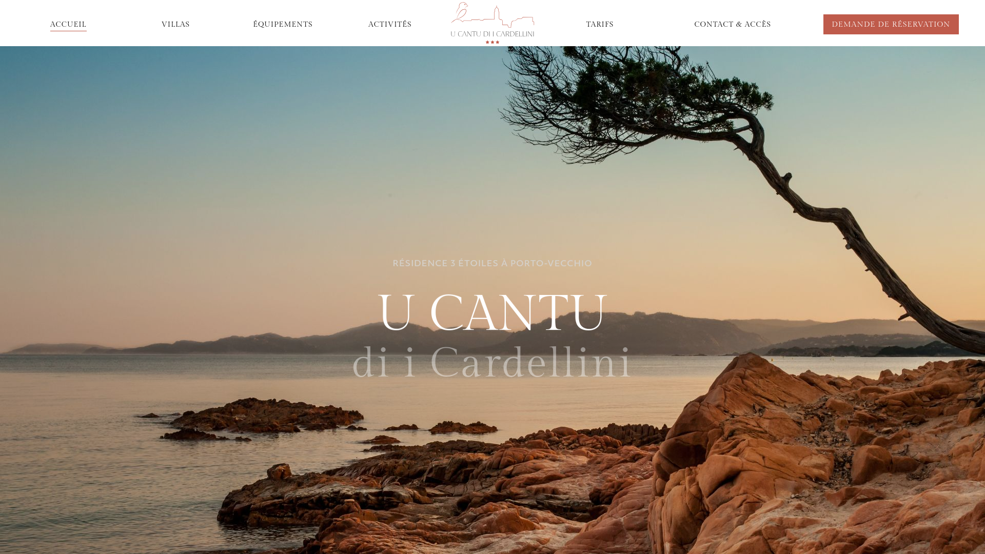 Capture d'écran de Résidence de tourisme *** U Cantu di i Cardellini