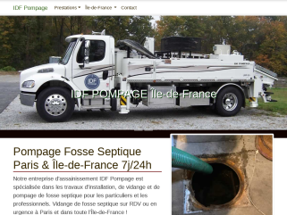 Entreprise Vidange Fosse Septique Paris & Île-de-France