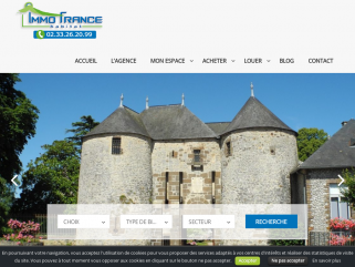 Agence immobilière Immo France Habitat en basse Normandie, Achat Vente de biens immobiliers, rédaction de compromis, accompagnement jusqu'à la signature chez le notaire.