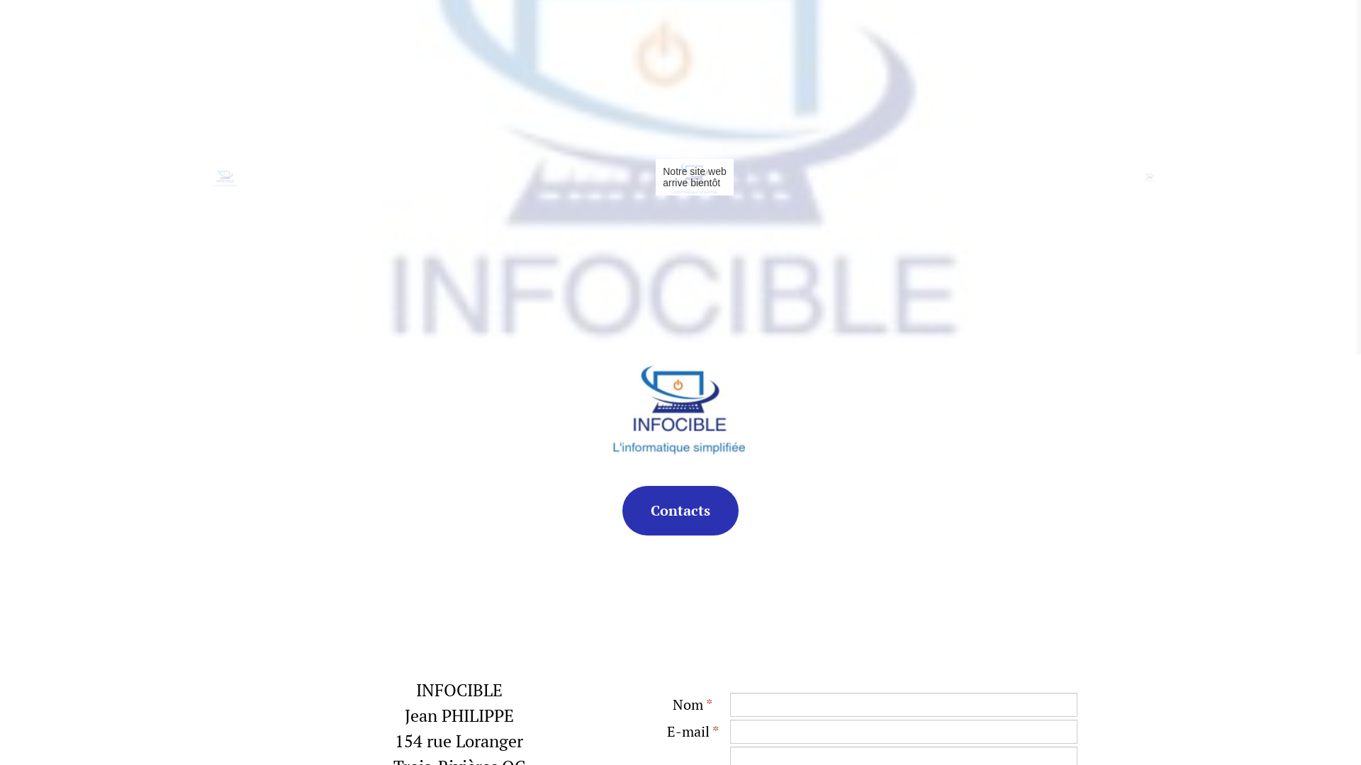 Capture d'écran de InfoCible