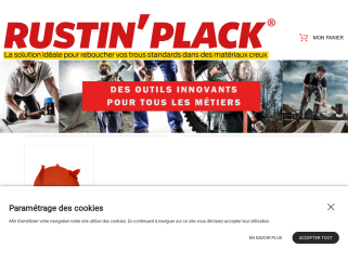 Rustin Plack, le rebouche trou ultra rapide du placo et de toutes les cloisons creuses