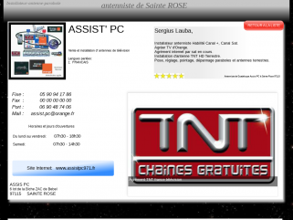 INSTALLATEUR ANTENNES TNT HD -PARABOLE & DEPANNAGE INFORMATIQUE ET VENTE