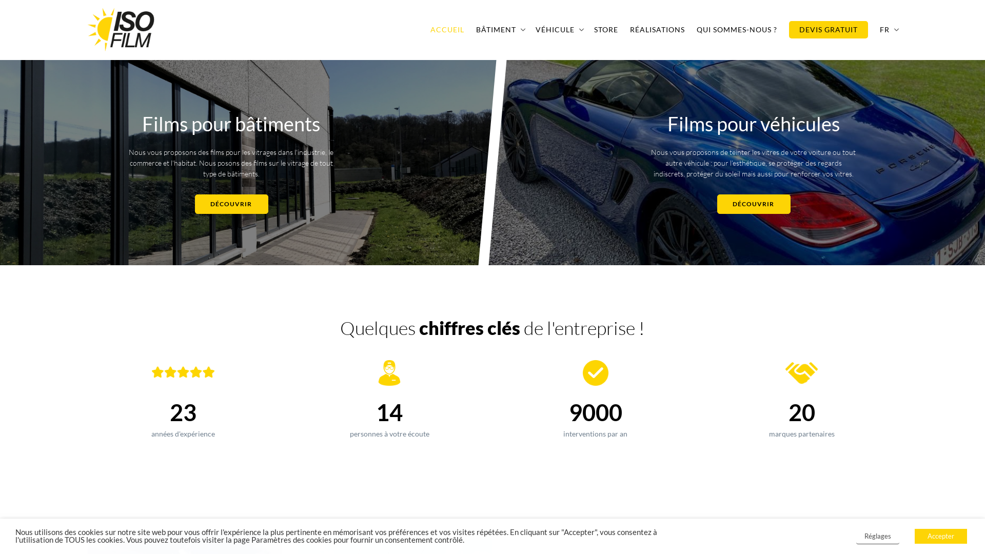 Capture d'écran de Isofilm-design