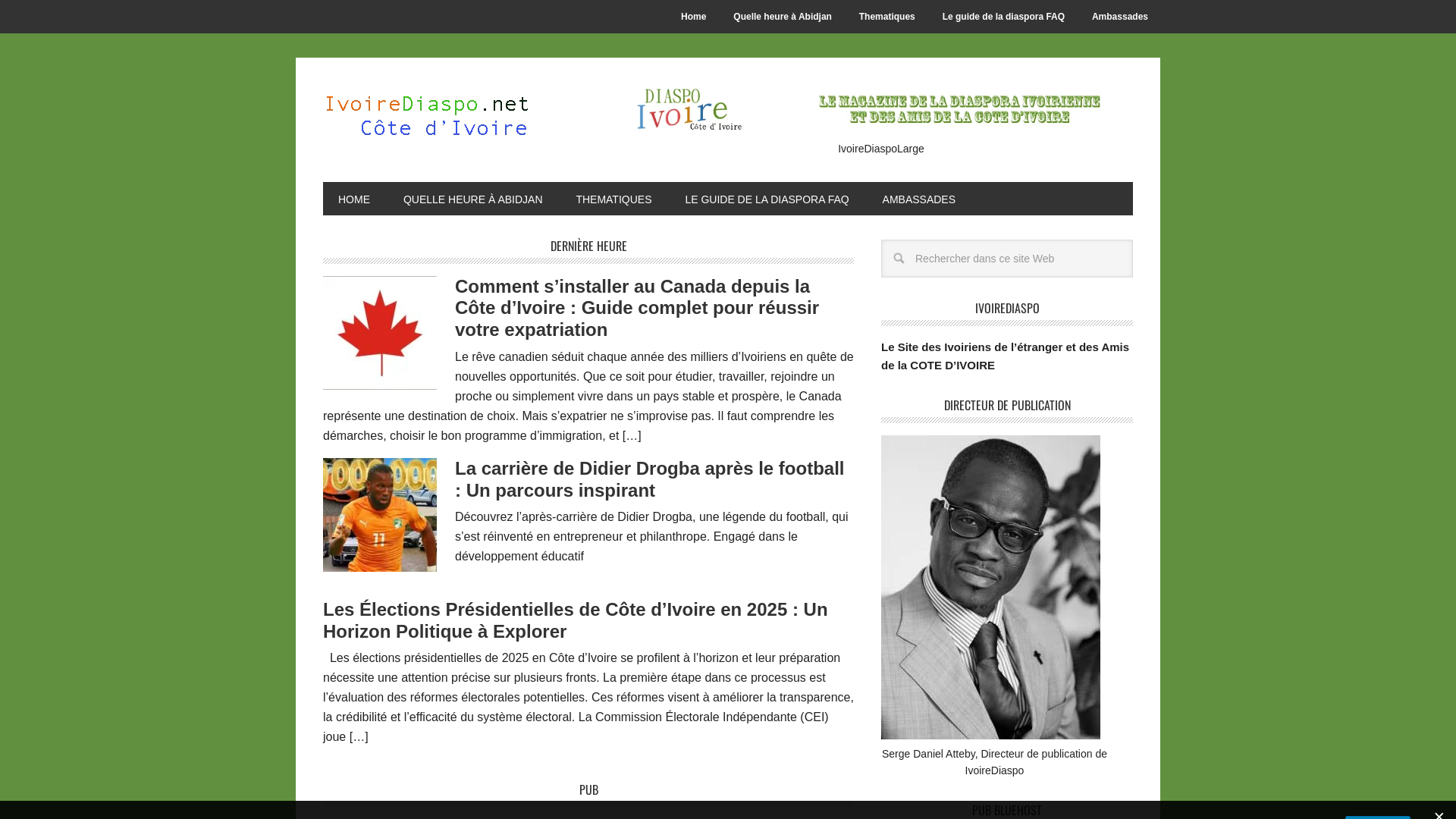 Capture d'écran de Ivoiriens de l étranger| Diaspora Ivoirienne| Cacao