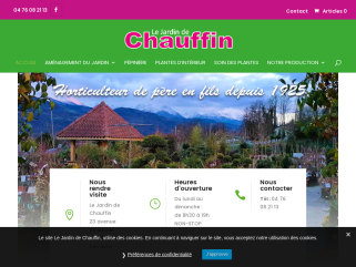Le jardin de Chauffin, jardinerie, horticulteur, producteur de fleurs et de plants de légumes à la Terrasse 38600 au sud de Grenoble en Isère