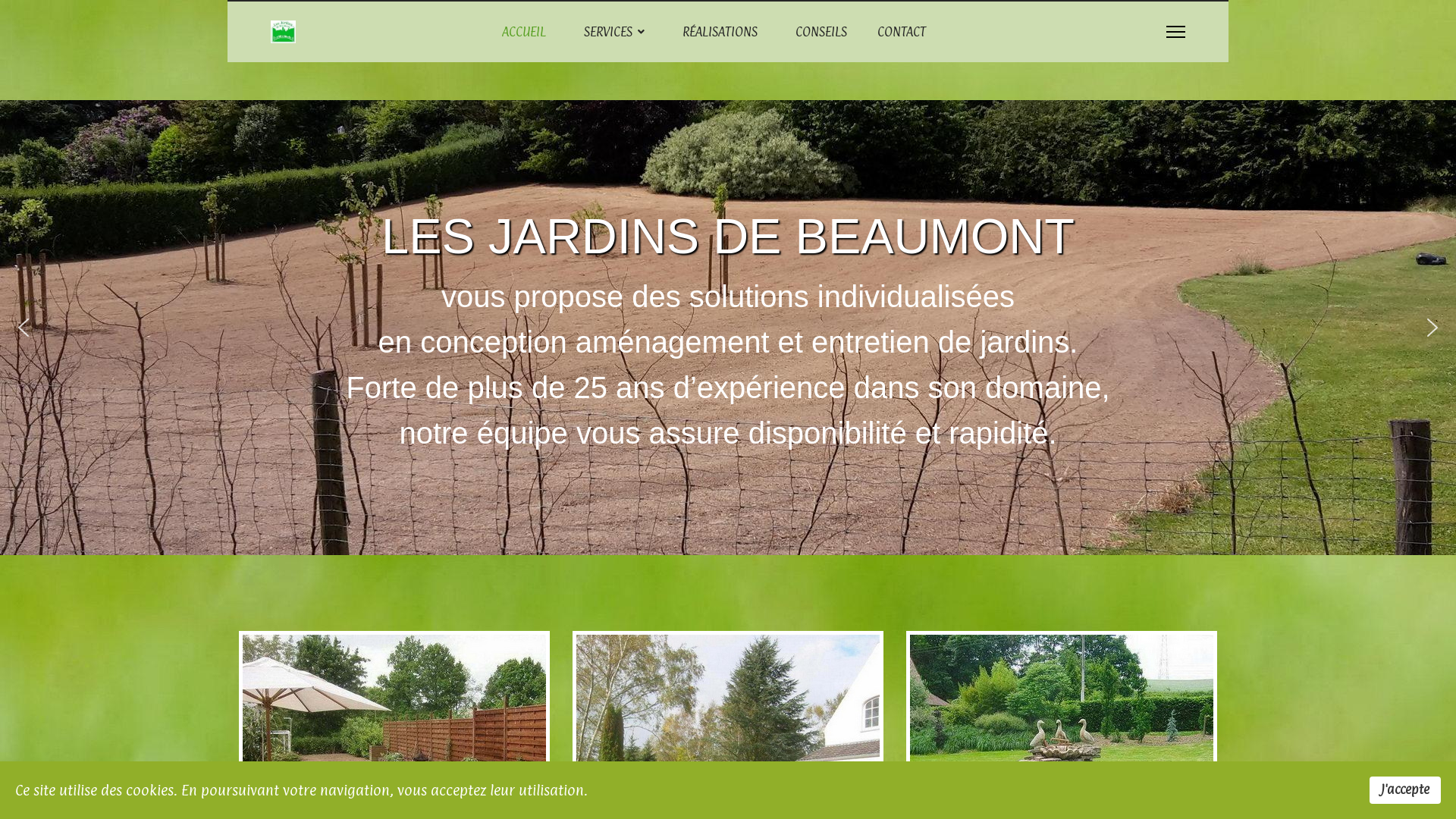 Capture d'écran de Jardin de Beaumont