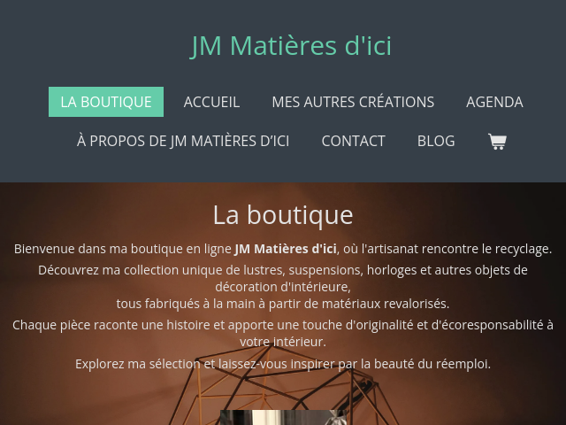 Jm mati&egrave;res dici