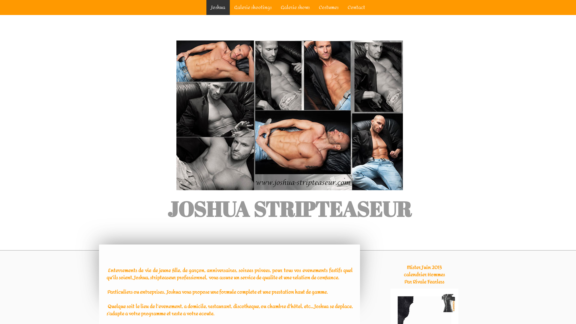 Capture d'écran de Joshua stripteaseur