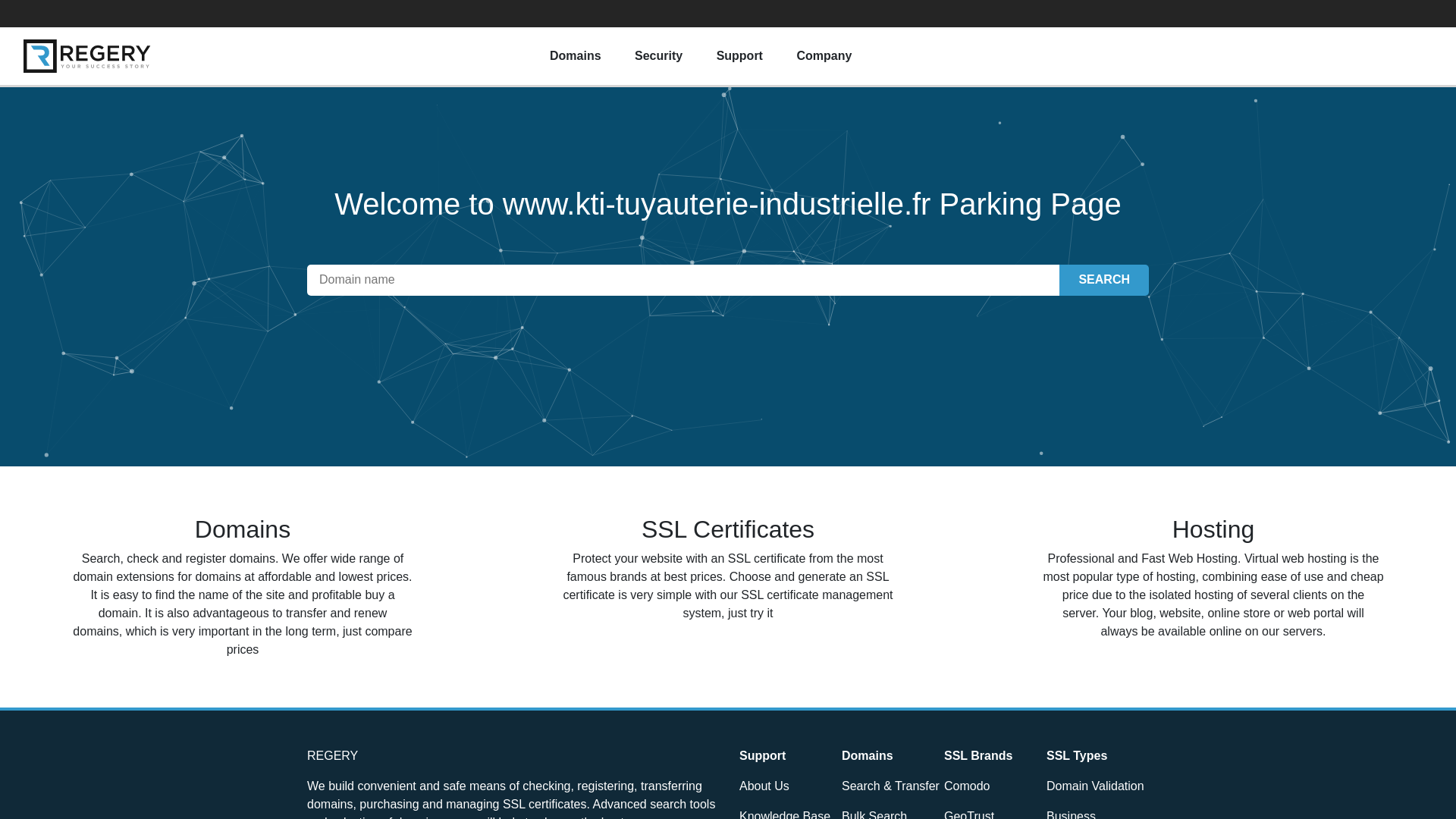 Capture d'écran de KTI le spécialiste de la tuyauterie industrielle