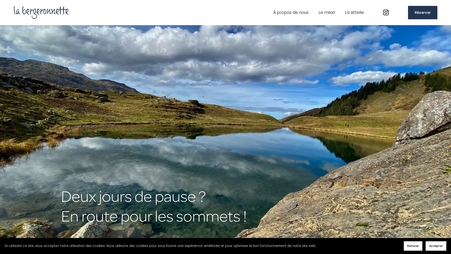 Capture d'écran de Location de meublés - La Bergeronnette