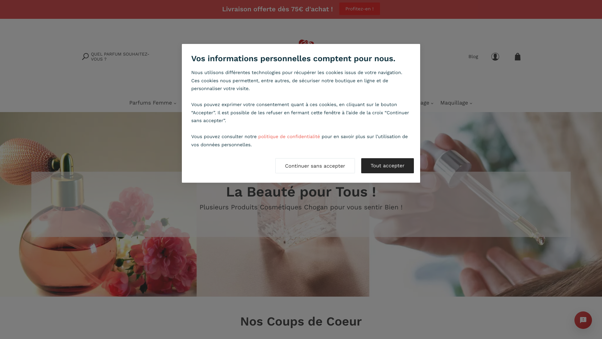 Capture d'écran de La beauté pour tous