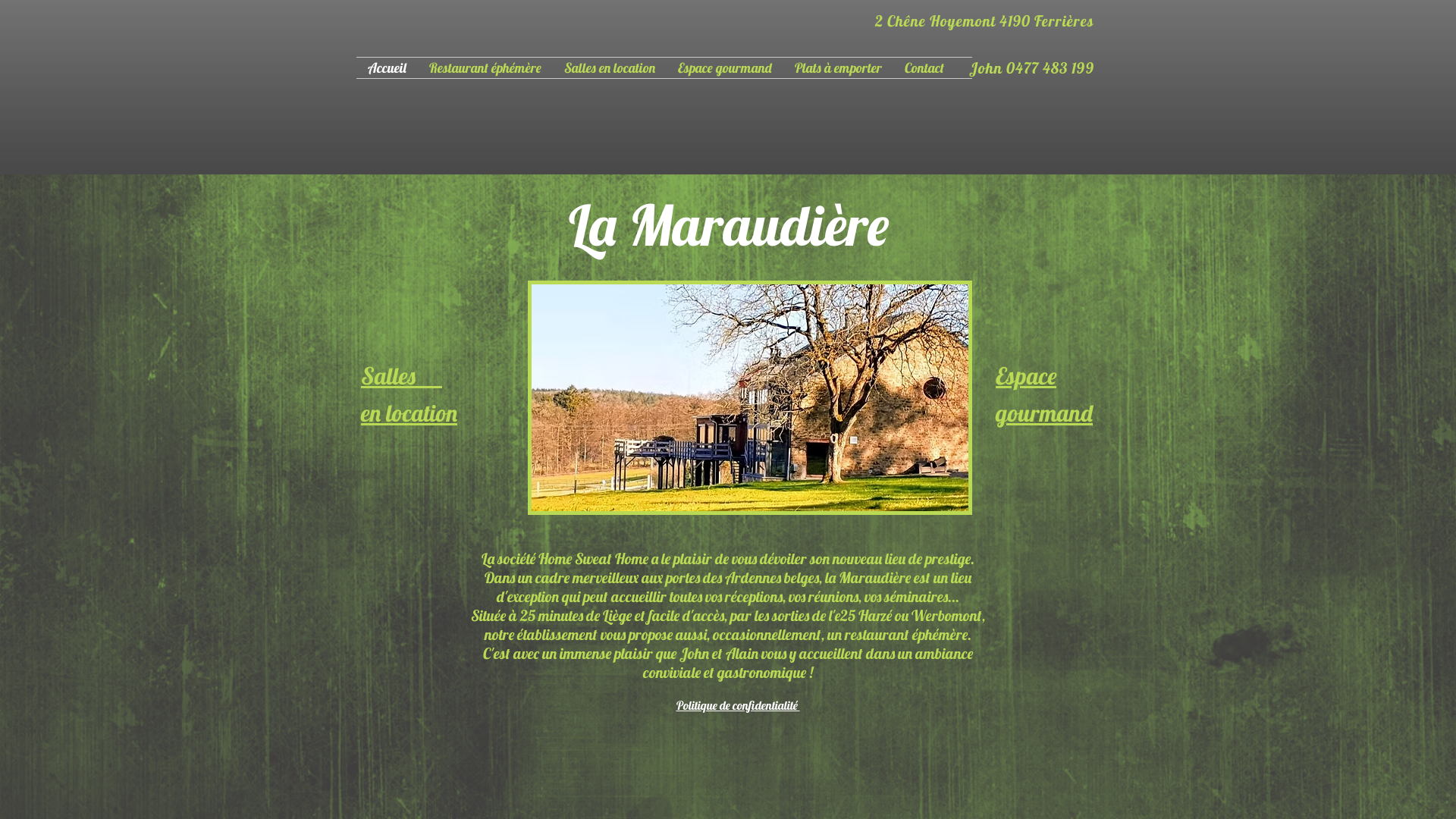 Capture d'écran de La maraudière  