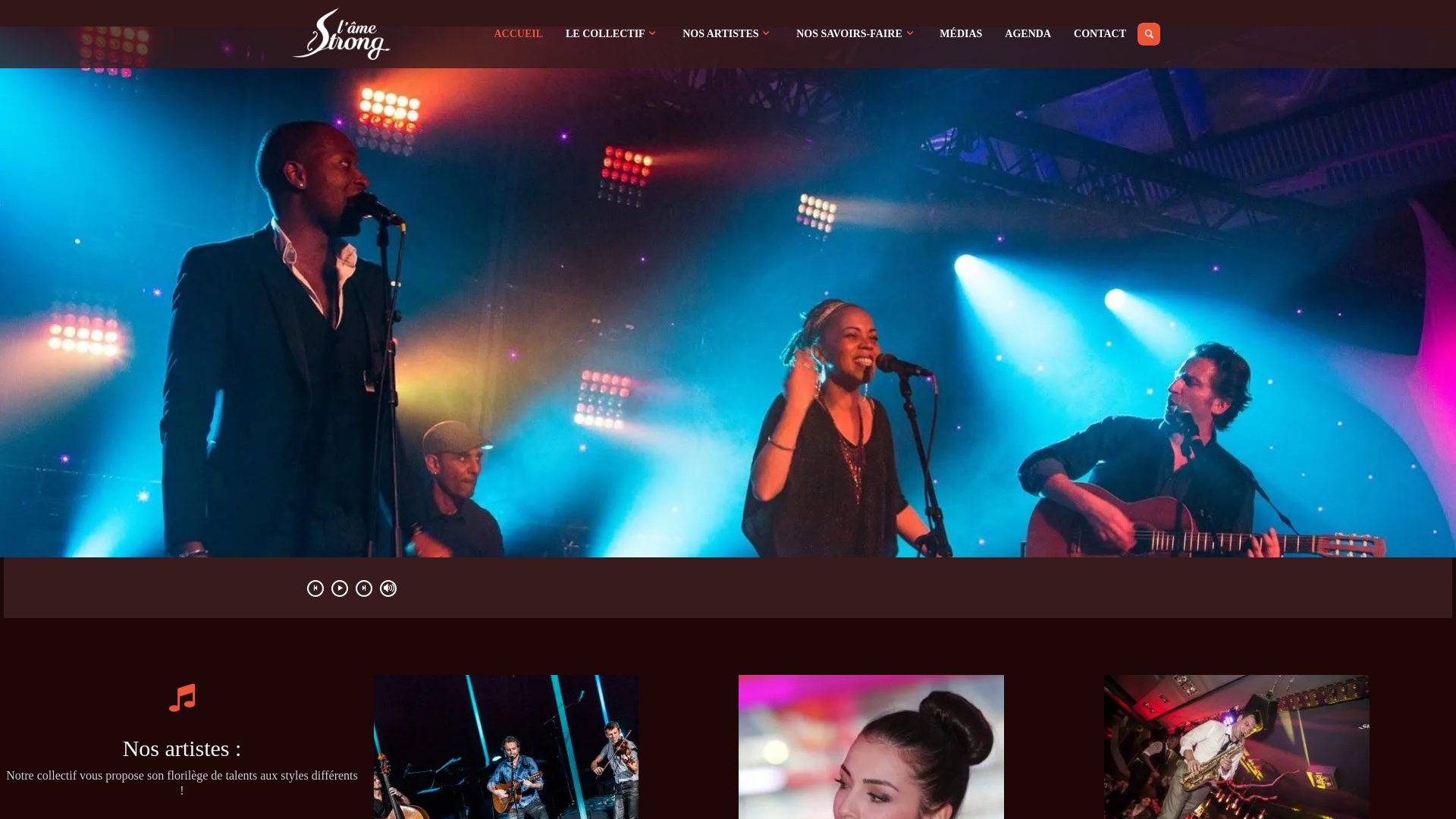 Capture d'écran de Actualites du collectif musical à Lille pour vos animations de soiree et evenements dans le Nord (59)