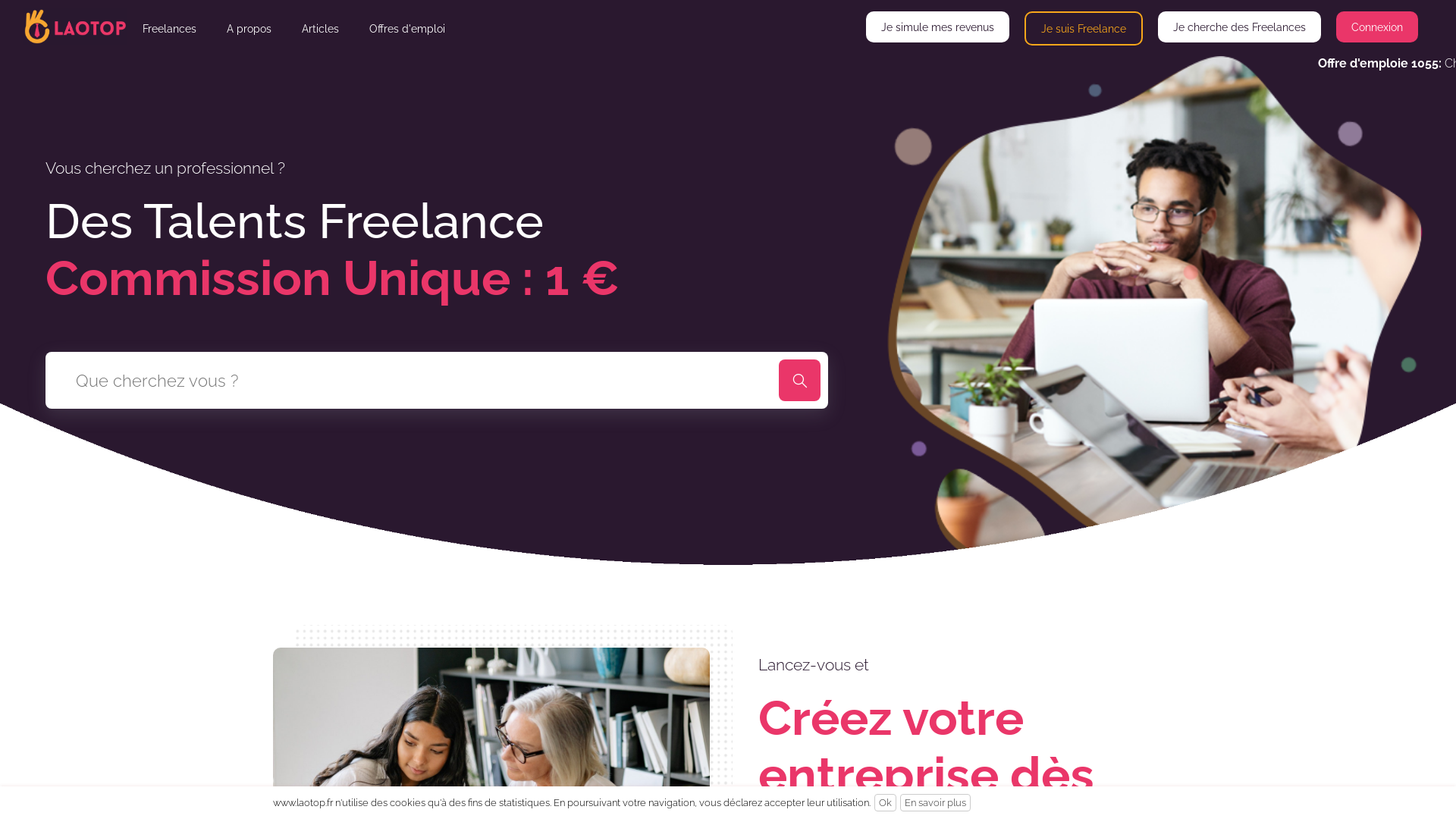 Capture d'écran de Les meilleurs free-lance