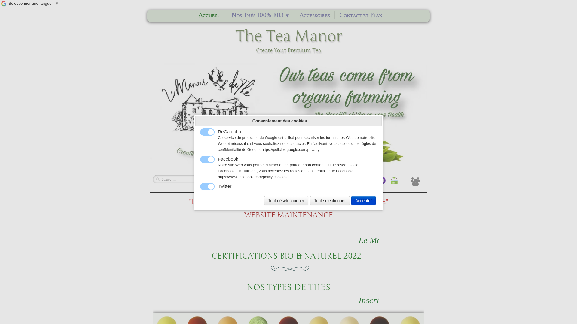 Capture d'écran de Le Manoir du The 