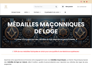 Médailles Maçonniques Personnalisées - Le Chemin Maçonnique