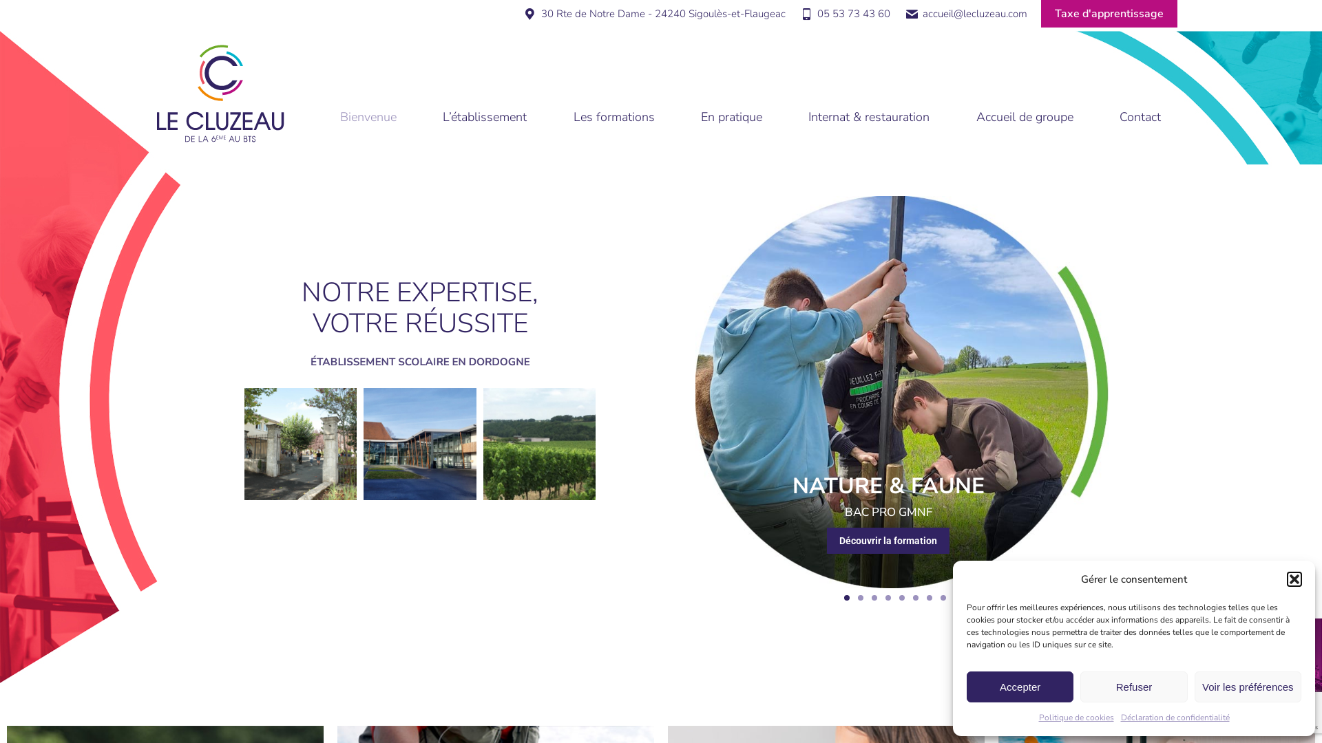 Capture d'écran de Le cluzeau