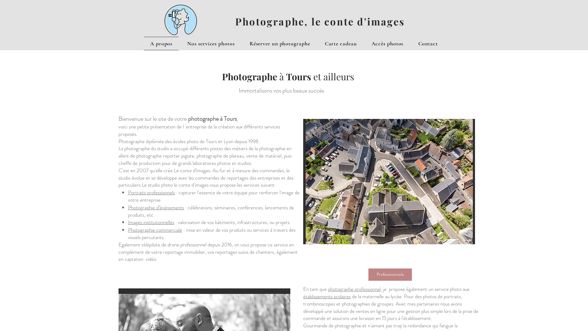 Capture d'écran de Photographe Tours