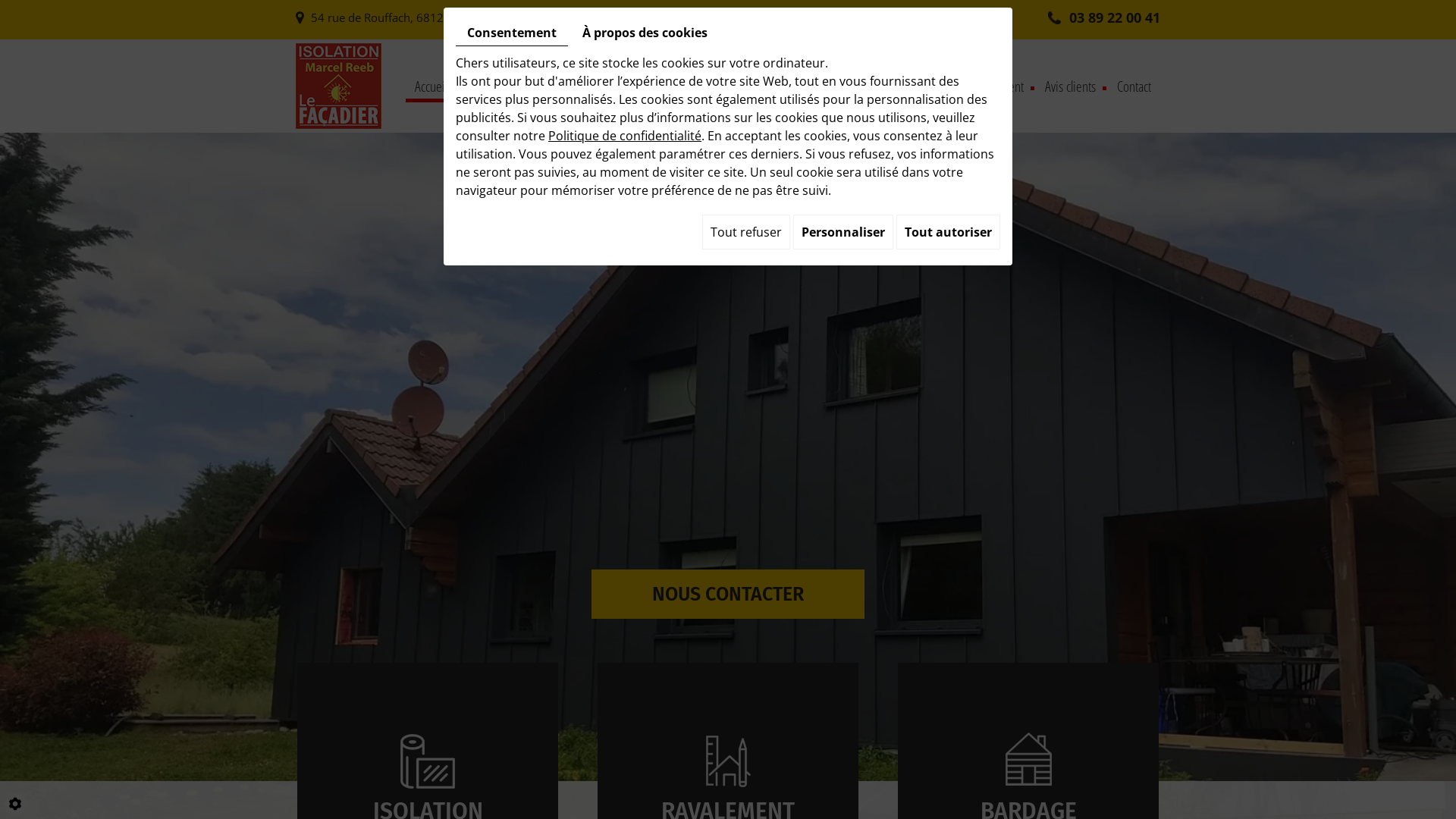 Capture d'écran de Le Façadier