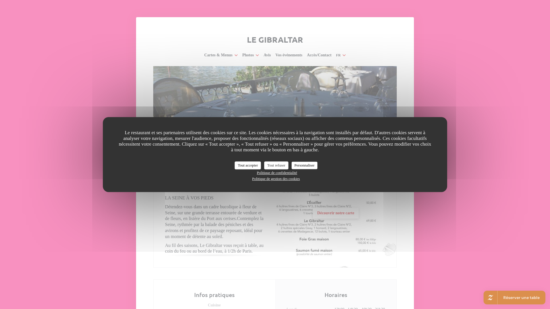 Capture d'écran de Restaurant Legibraltar à Draveil