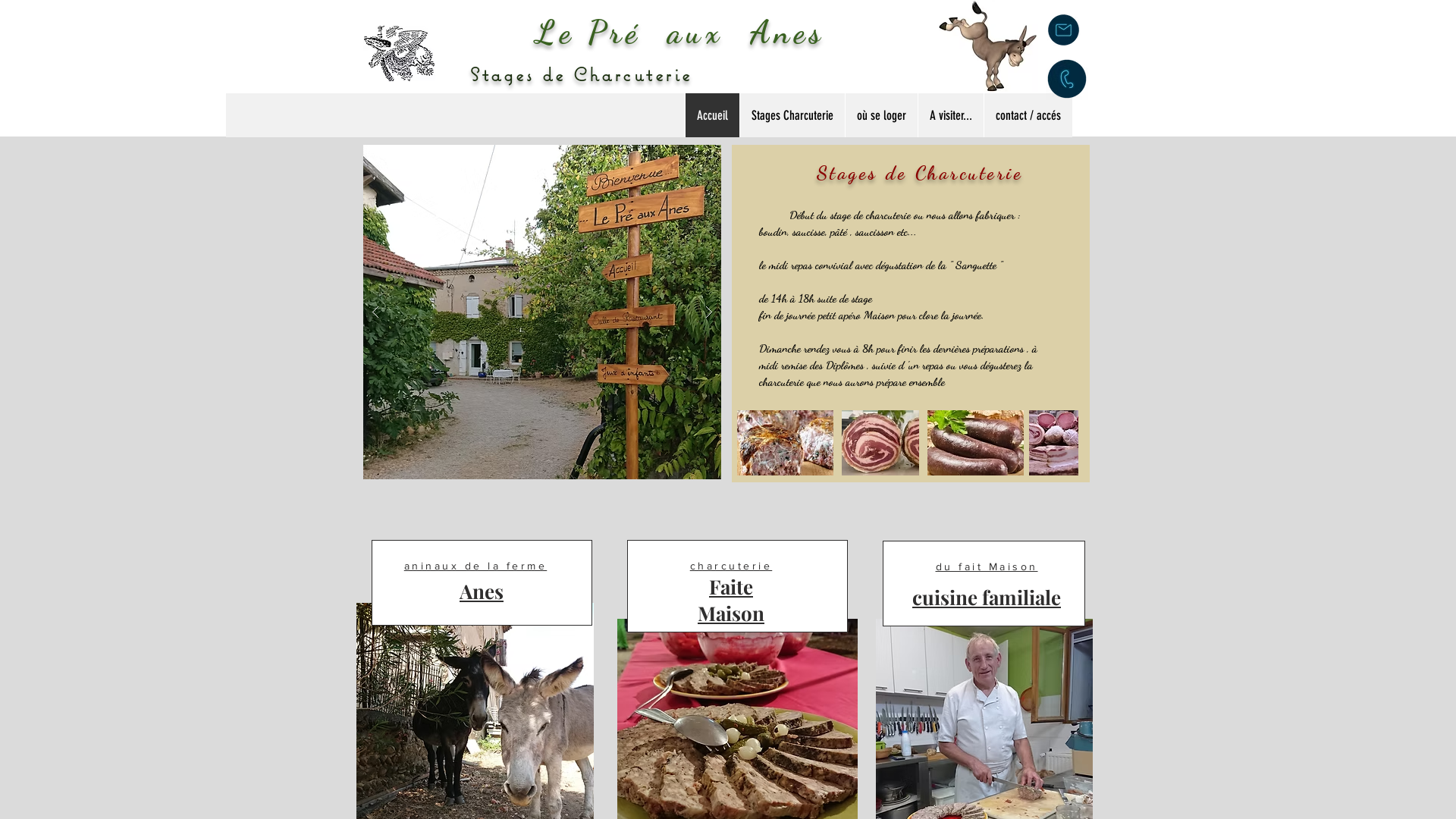 Capture d'écran de Gite dans la drome, et locations du gîtes