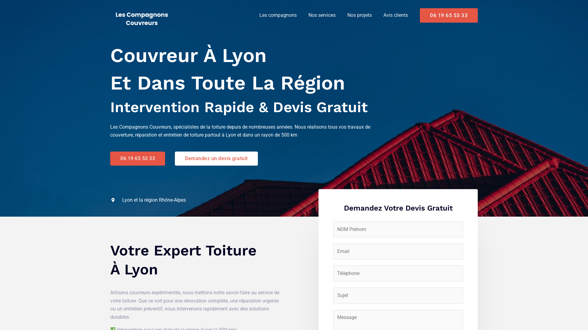 Capture d'écran de Couvreur TOITURE toulouse 