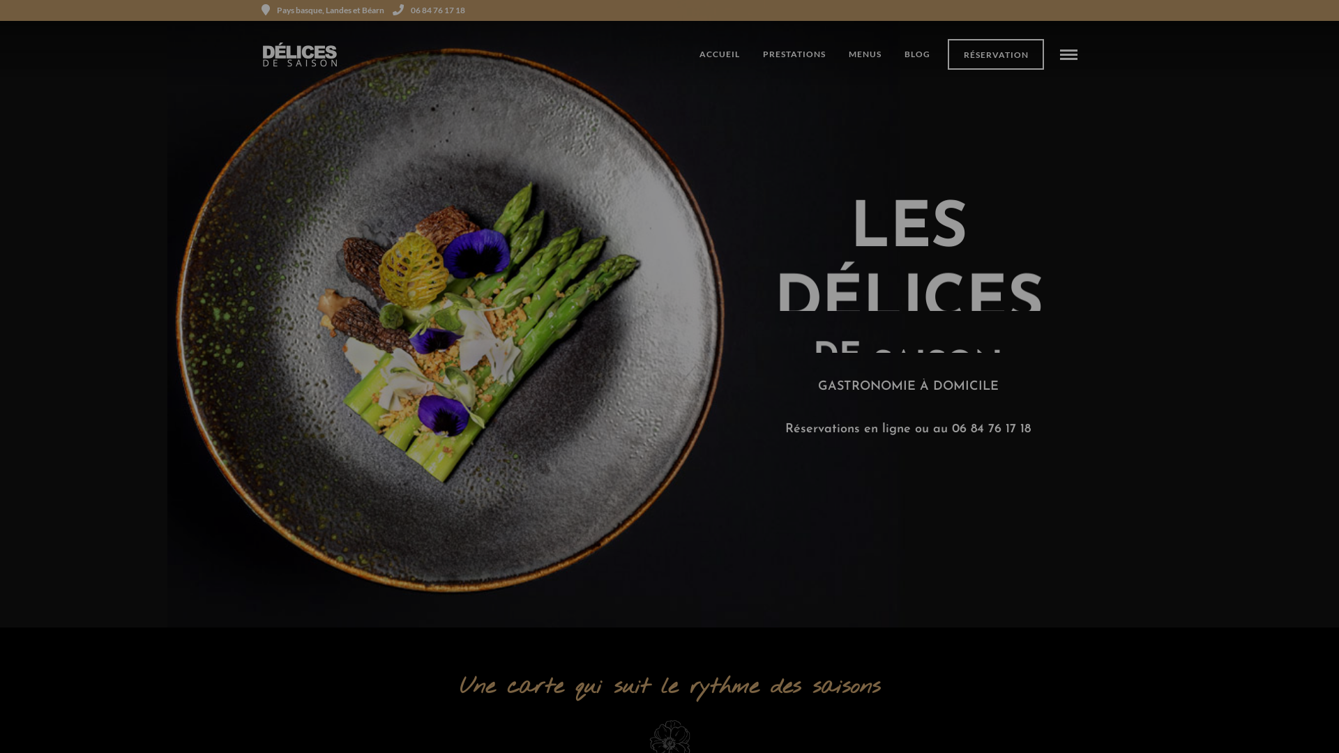 Capture d'écran de Les délices de saison