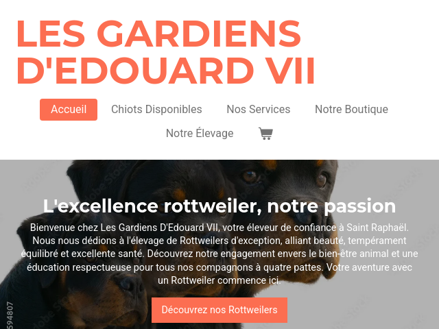 &Eacute;levage de rottweiler