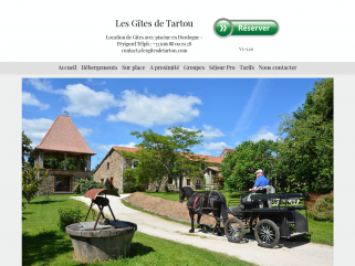 Hameau de Tartou location vacances gites villa chambre d hote en dordogne perigord avec piscine groupe hebergement saisonnier ouvert toute l annee visite randonnees gastronomie V20-02 gdt
