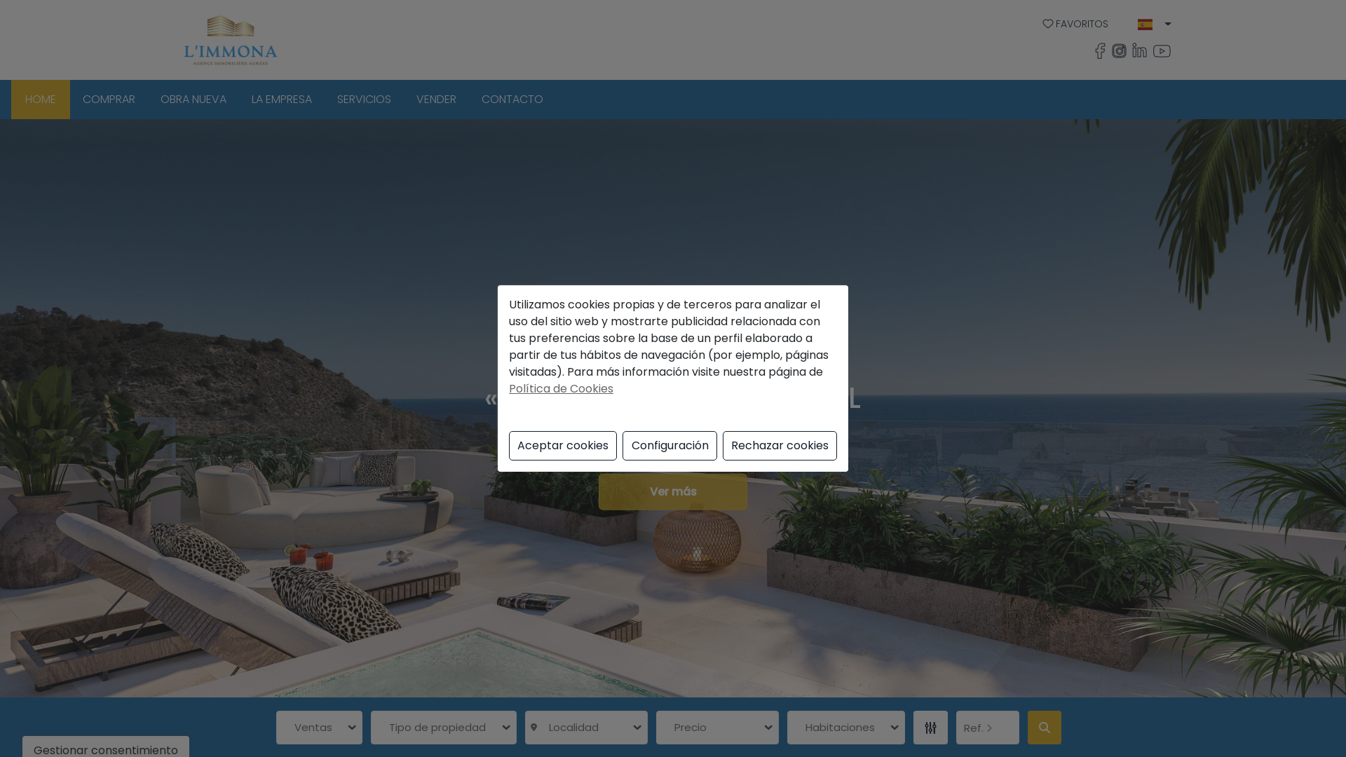Capture d'écran de AGENCE IMMOBILIERE FRANCOPHONE A BENIDORM SUR LA COSTA BLANCA