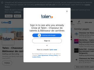 Talen - Chasseur de talents & Bâtisseur de carrières