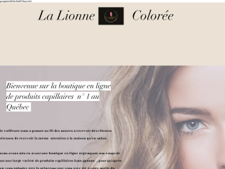 Boutique en ligne de produits capillaires haut de gamme 