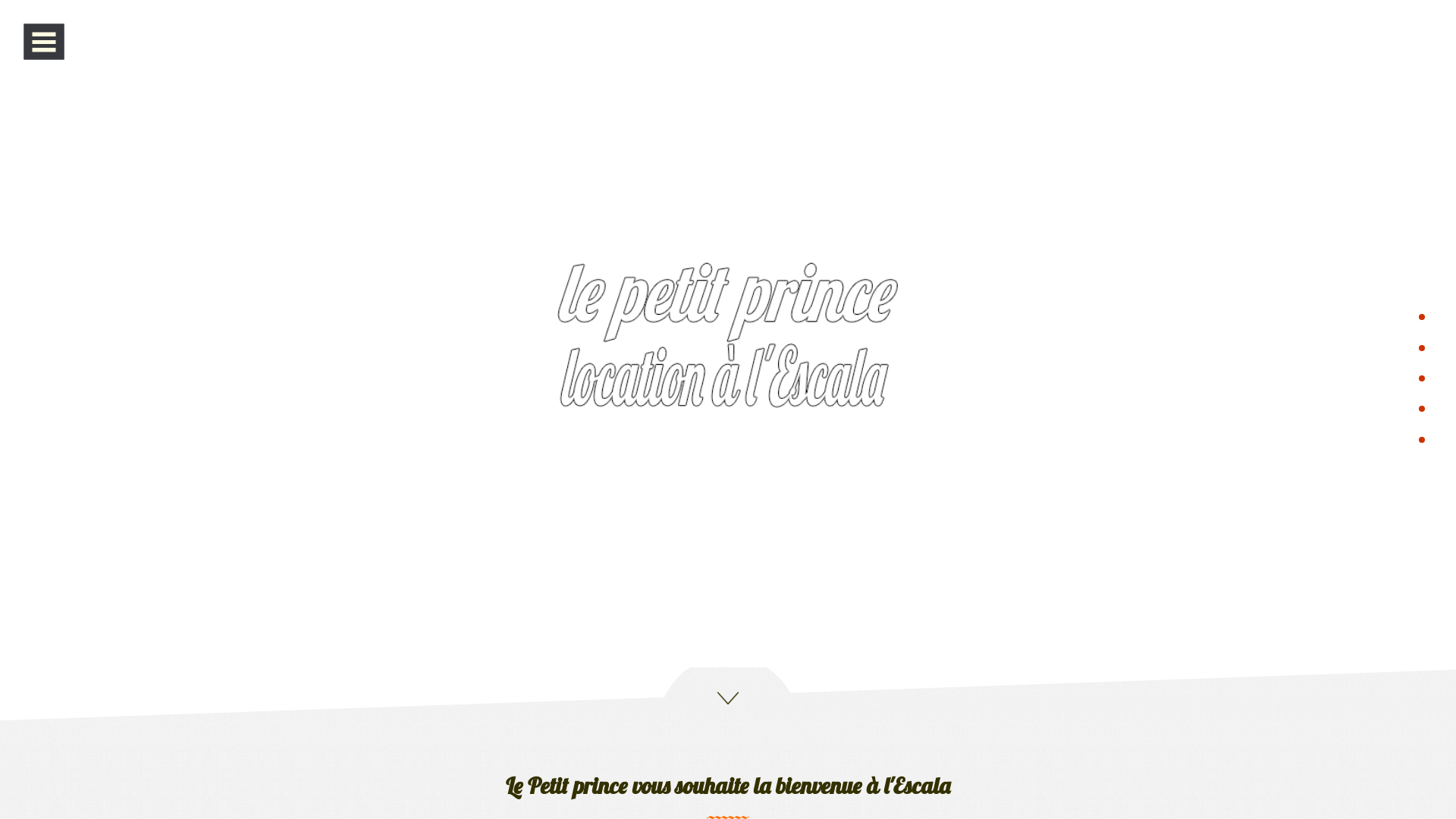 Capture d'écran de Location maison à l'Escala en Espagne sur la costa brava proche de la plage de riels