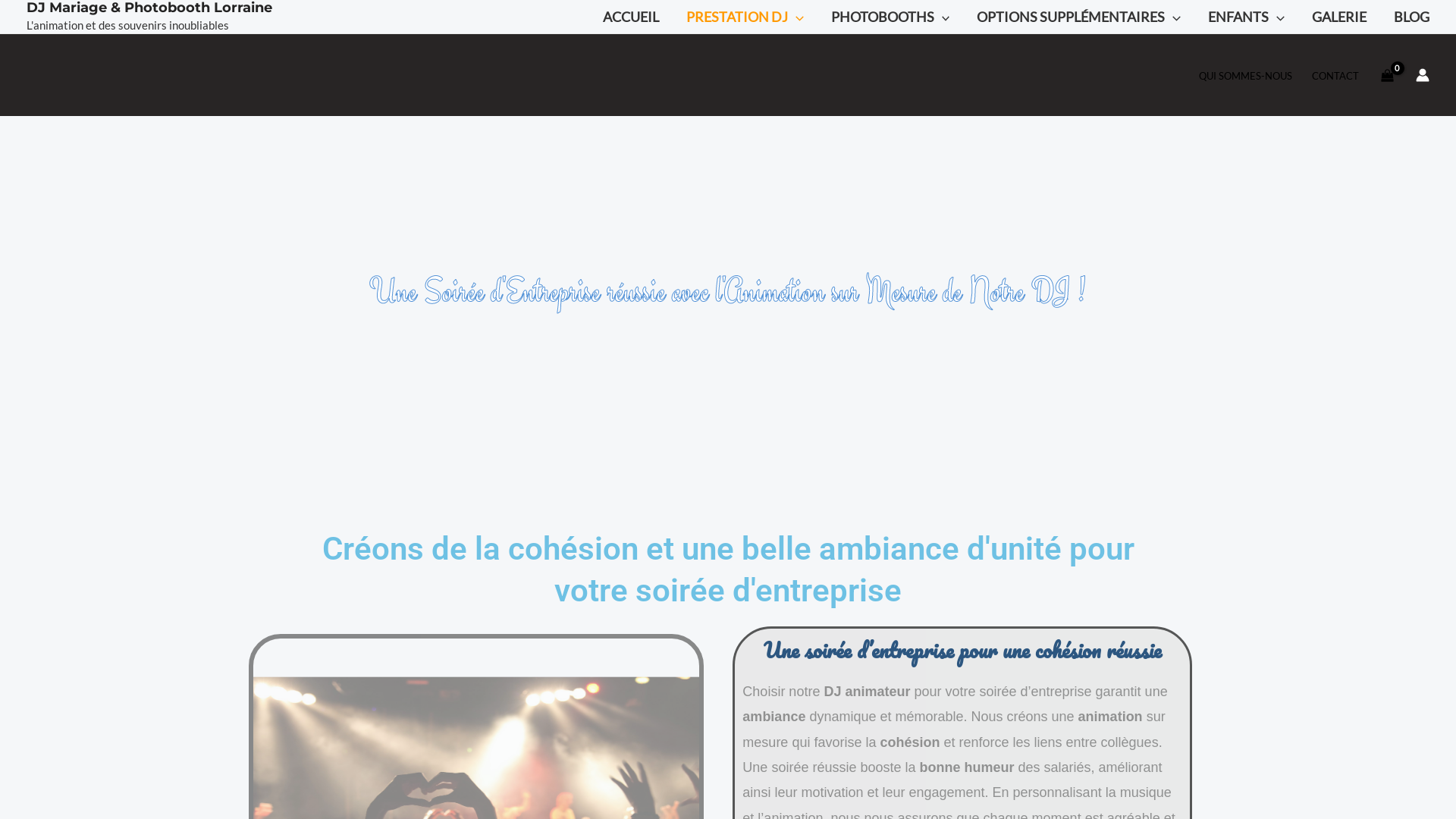 Capture d'écran de DJ Soirée d'Entreprise Professionnel : Animation et Musique Personnalisée pour Vos Événements Corporatifs