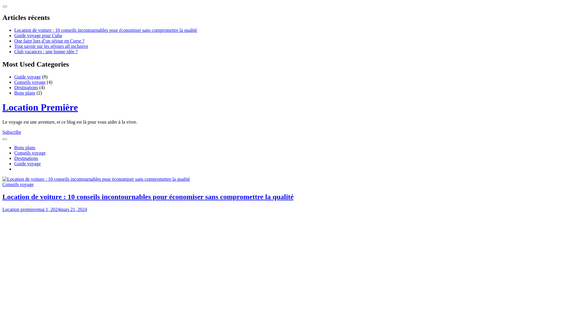 Capture d'écran de Location-premiere.com