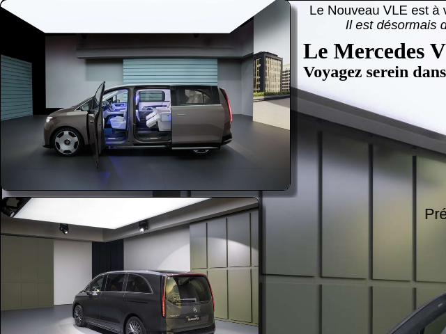 Location de Mercedes VLE sur Paris