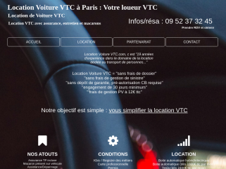 Location de voiture VTC sur Paris pour les chauffeurs VTC. Formule tout inclus à partir de 1100€ ht par mois incluant 5000kms. CPS Services