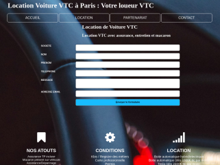 Location de voiture VTC sur Paris pour les professionnels du transport. Formule tout inclus. CPS Services
