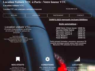 Location de voiture VTC à Paris pour les chauffeurs VTC. Formule tout inclus. A partir de 1100€ HT par mois avec 5000kms