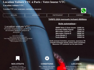 Location de voiture VTC à Paris 15e pour les chauffeurs VTC. Formule tout inclus. A partir de 275€ HT par semaine. CPS Services