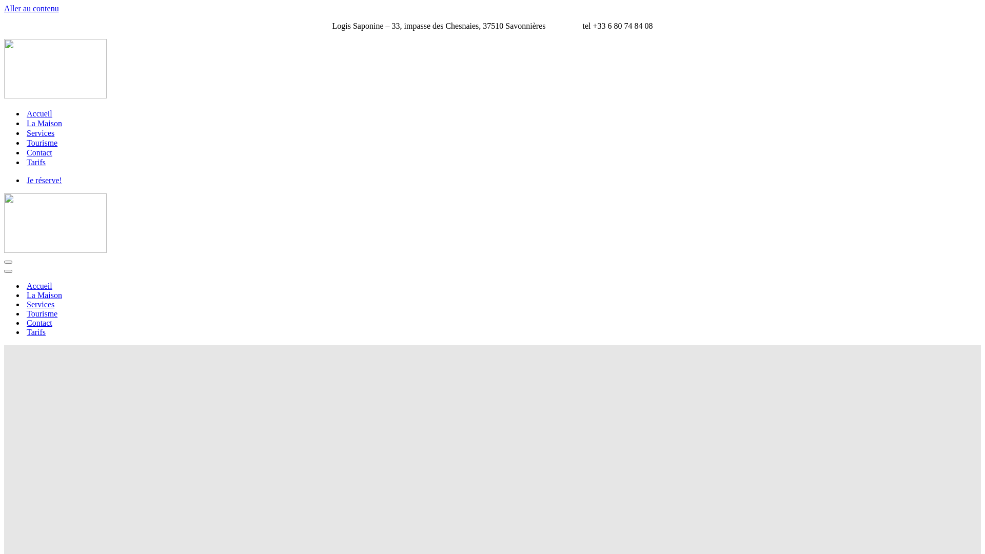 Capture d'écran de Logis Saponine Chambres d'Hôtes