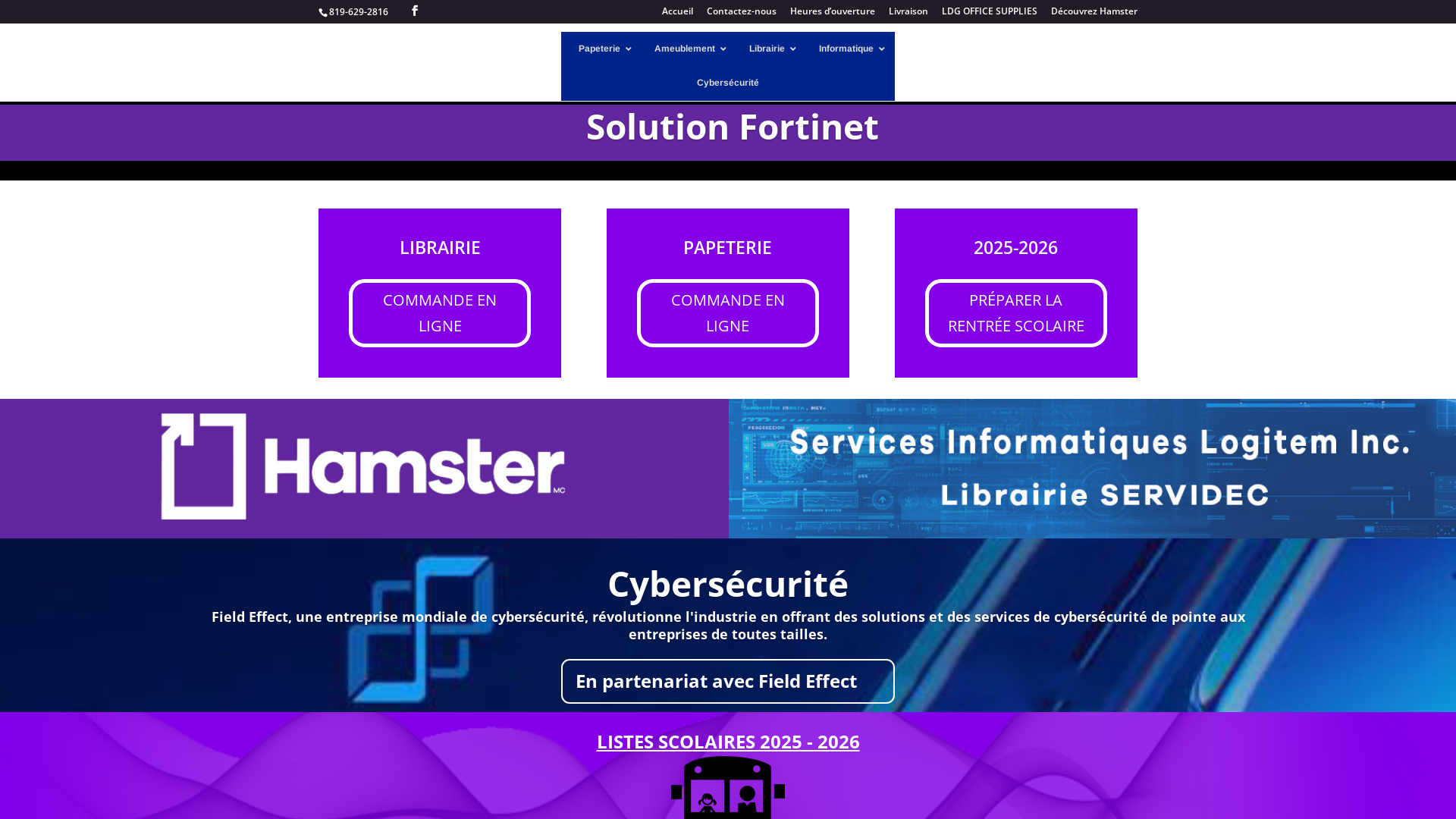 Capture d'écran de Services Informatiques Logitem inc.