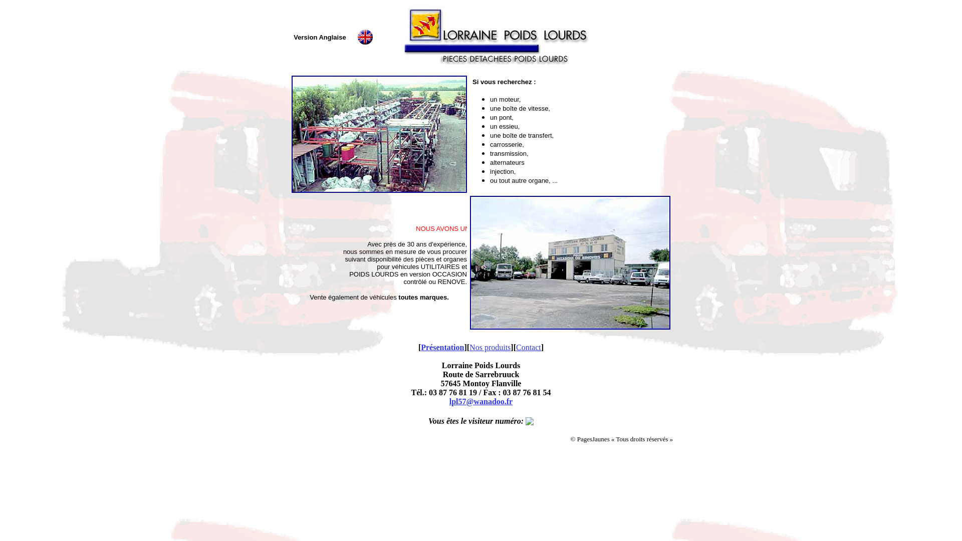 Aperçu de Lorraine poids lourds