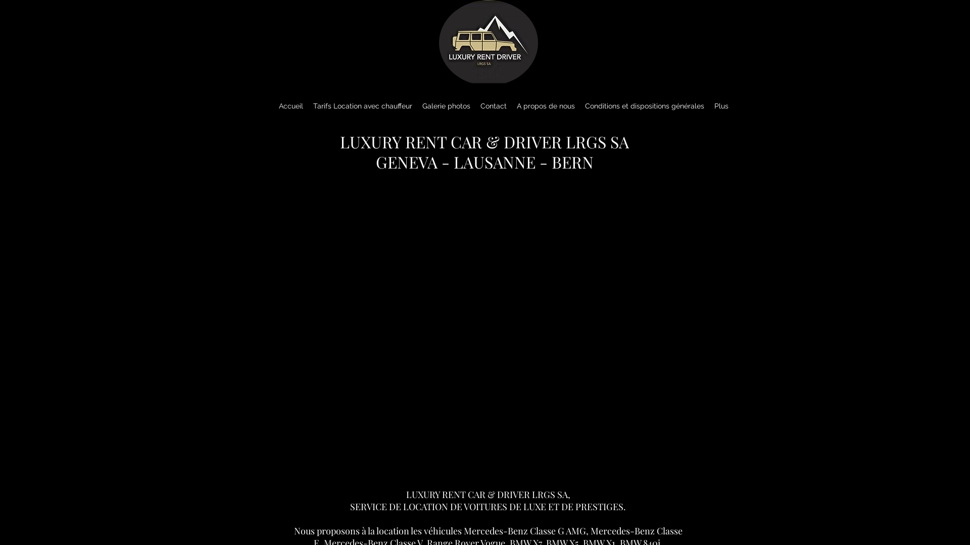 Capture d'écran de LUXURY RENT CAR & DRIVER LRGS SA
GENEVA - LAUSANNE - BERN