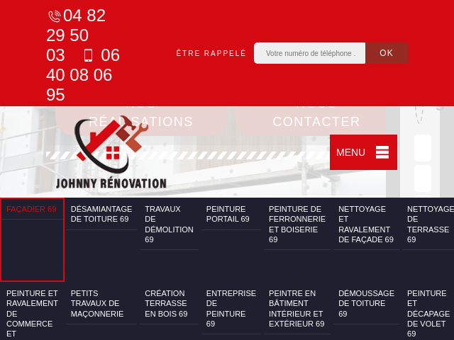 Capture d'écran de Johnny rénovation