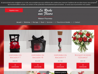 Votre Artisan Fleuriste commande en ligne 7J/7 pour toutes vos occasions d'offrir des Fleurs